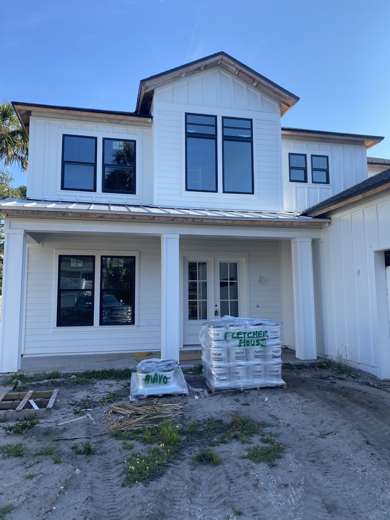 Coastal-style two-story new construction home in Northeast Florida